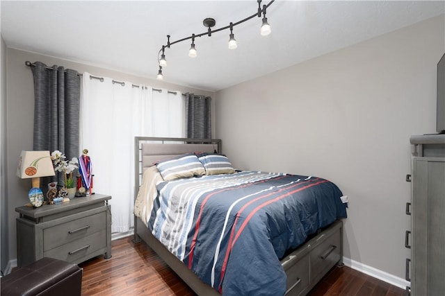 255 Watson Rd, Perinton, NY 14450 - bedroom featuring dark wood-style floors and baseboards