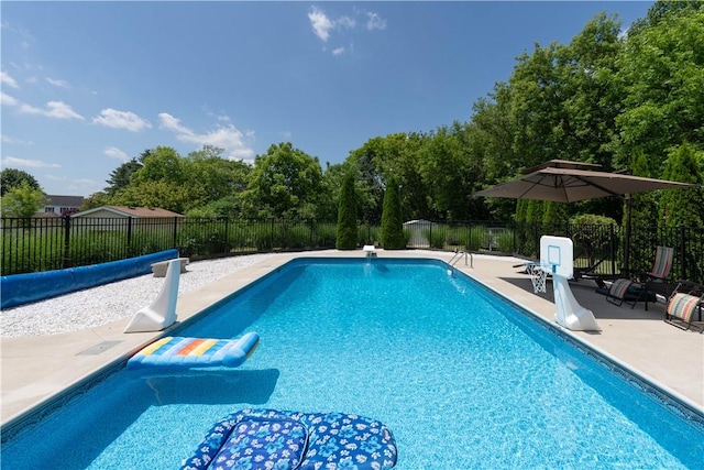 255 Watson Rd, Perinton, NY 14450 - view of swimming pool featuring a patio