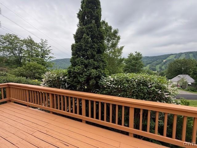 2033 Artemis Dr, Virgil, NY 13045 - deck with a mountain view