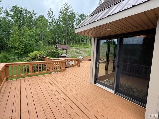 2033 Artemis Dr, Virgil, NY 13045 - view of wooden terrace