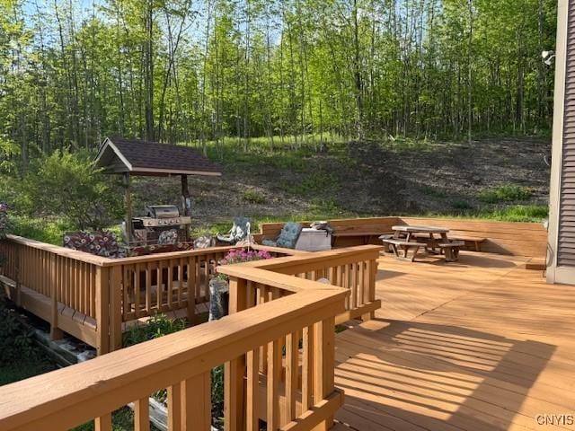 2033 Artemis Dr, Virgil, NY 13045 - view of wooden terrace