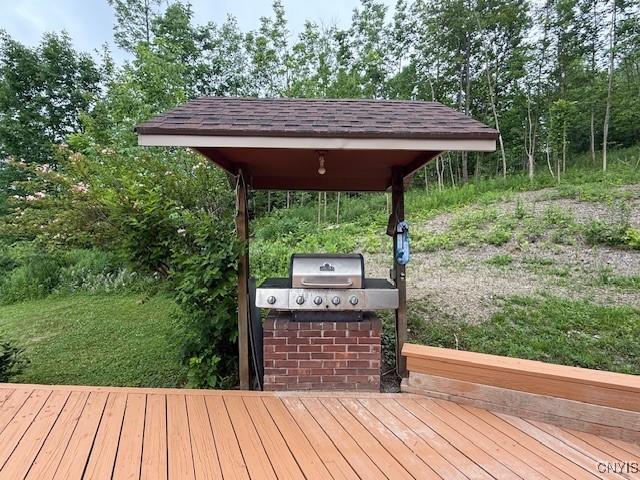 2033 Artemis Dr, Virgil, NY 13045 - view of wooden deck