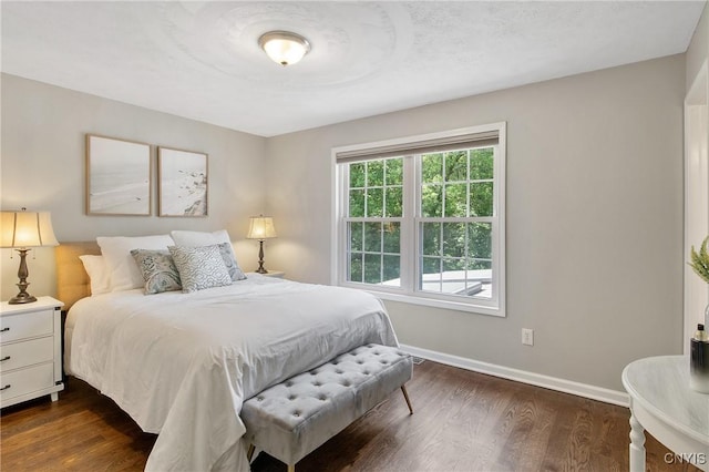 9545 Horseshoe Island Rd, Clay, NY 13041 - bedroom featuring dark wood-style flooring