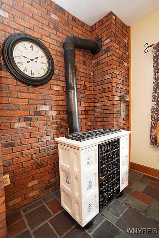 57 Dudley Ave, Hamburg, NY 14075 - detailed view of brick wall and a dry bar