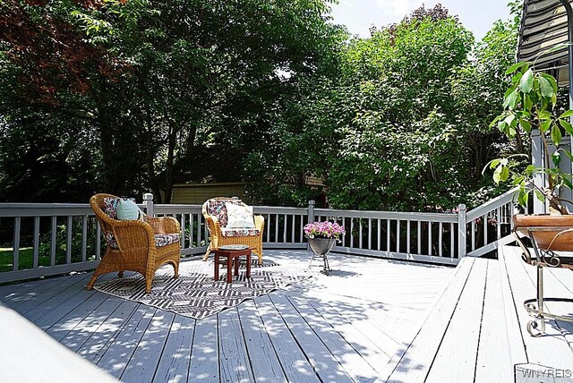 57 Dudley Ave, Hamburg, NY 14075 - view of wooden deck