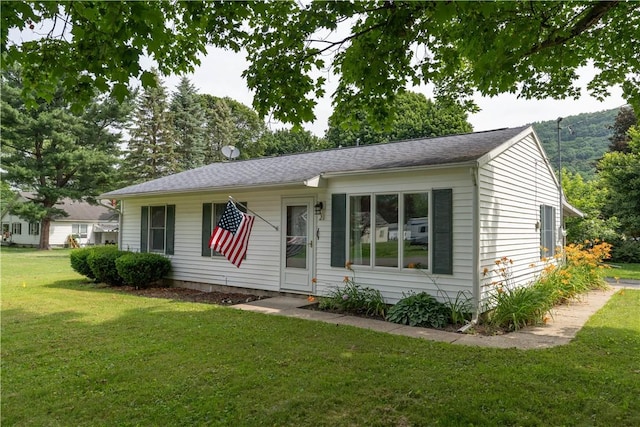 21 Twin Dr, North Dansville, NY 14437 - ranch-style house with a front lawn