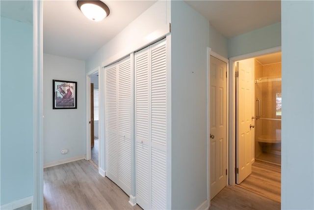 21 Twin Dr, North Dansville, NY 14437 - hall featuring light wood-style flooring