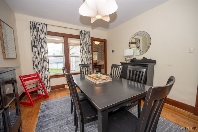 128 Argonne Dr, Tonawanda, NY 14217 - dining room with wood finished floors and baseboards