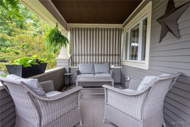 128 Argonne Dr, Tonawanda, NY 14217 - view of patio featuring an outdoor living space