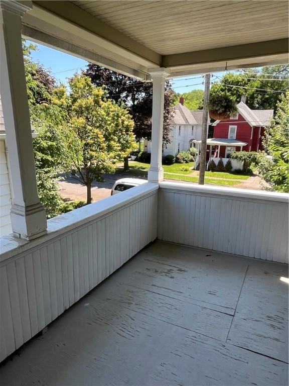 325 E 3rd St, Corning City, NY 14830 - view of unfurnished sunroom