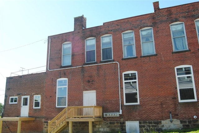 136 N Fraley St, Kane Boro, PA 16735 - view of front of home featuring brick siding and stairs