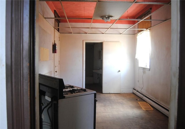136 N Fraley St, Kane Boro, PA 16735 - spare room featuring a baseboard radiator