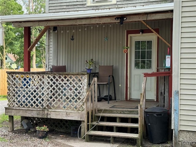 41 Owego St, Cortland, NY 13045 - view of deck