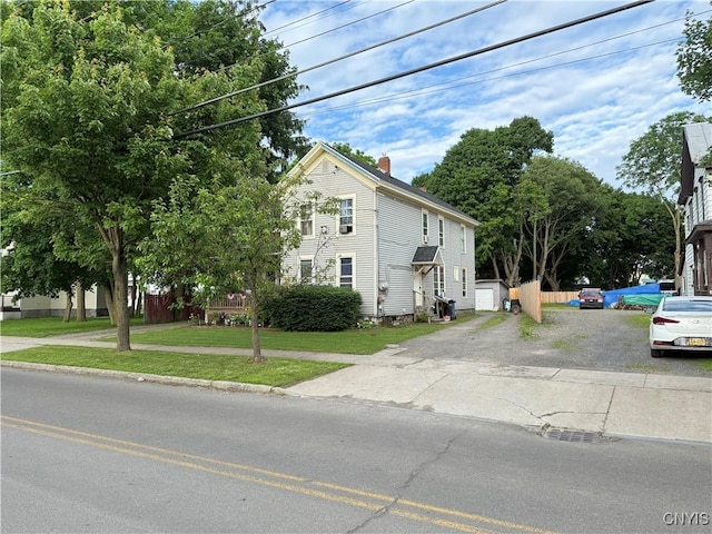 41 Owego St, Cortland, NY 13045 - view of front of property featuring a front lawn