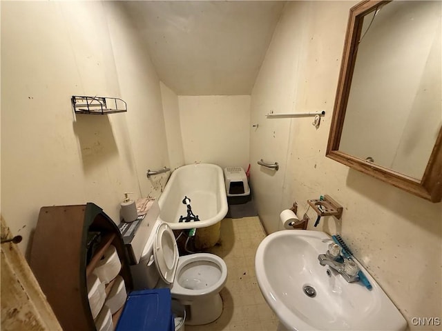 41 Owego St, Cortland, NY 13045 - bathroom featuring a sink and toilet