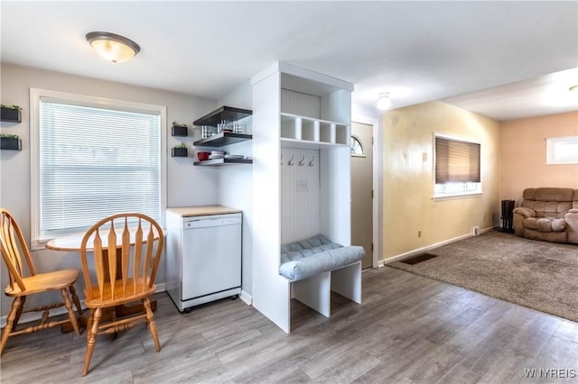 686 Harrison Ave, Tonawanda, NY 14223 - mudroom with light wood-style floors and baseboards
