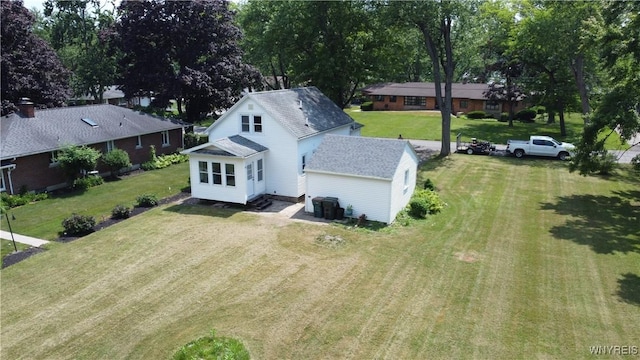 575 Willow Ave, North Tonawanda, NY 14120 - view of subject property with a tree filled landscape