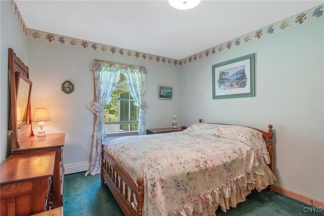123 Town Line Rd, Volney, NY 13069 - carpeted bedroom featuring baseboards and baseboard heating