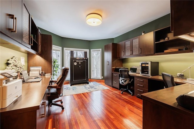 42 Lake Lacoma Dr, Perinton, NY 14534 - office with light wood-type flooring and built in study area