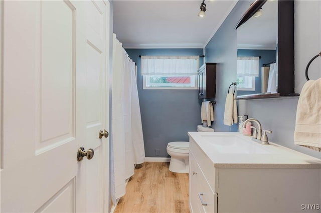 20040 Morin Ln S, Hounsfield, NY 13685 - bathroom with vanity, crown molding, and wood finished floors