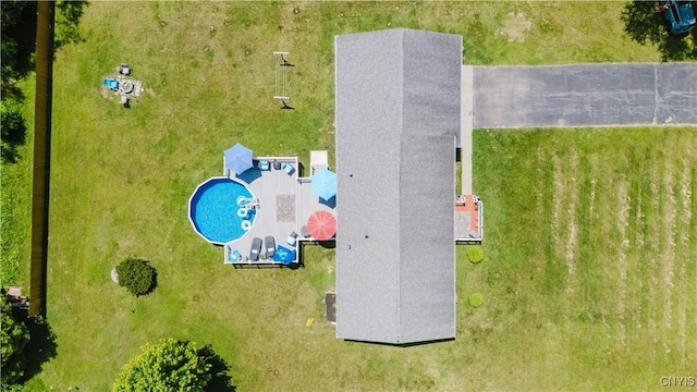 20040 Morin Ln S, Hounsfield, NY 13685 - bird's eye view of a pool