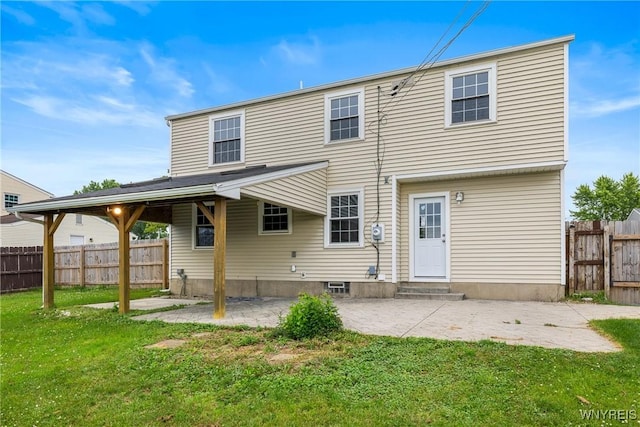 182 Fawn, West Seneca, NY 14224 - rear view of property with a patio and entry steps