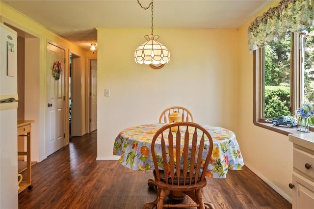38 Tobin Rd, Henrietta, NY 14467 - dining area featuring dark wood-style flooring and healthy amount of natural light