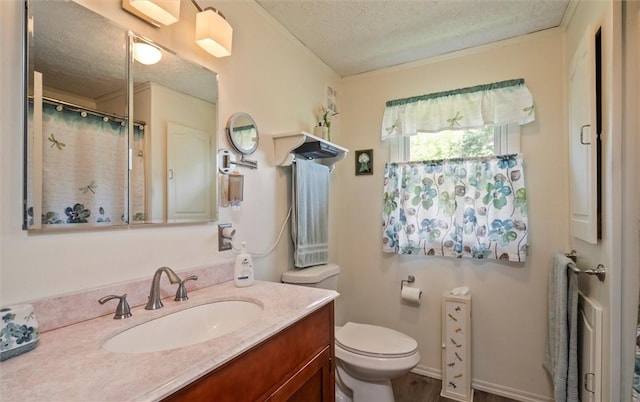 38 Tobin Rd, Henrietta, NY 14467 - bathroom featuring a textured ceiling and vanity