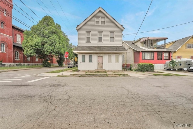 214 Ludington St, Buffalo, NY 14206 - view of front facade with roof with shingles