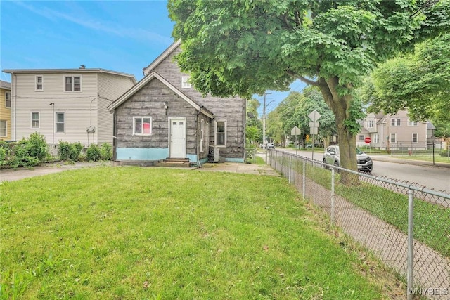 214 Ludington St, Buffalo, NY 14206 - view of front of property featuring entry steps and stone siding