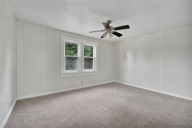 214 Ludington St, Buffalo, NY 14206 - empty room featuring a ceiling fan and carpet flooring