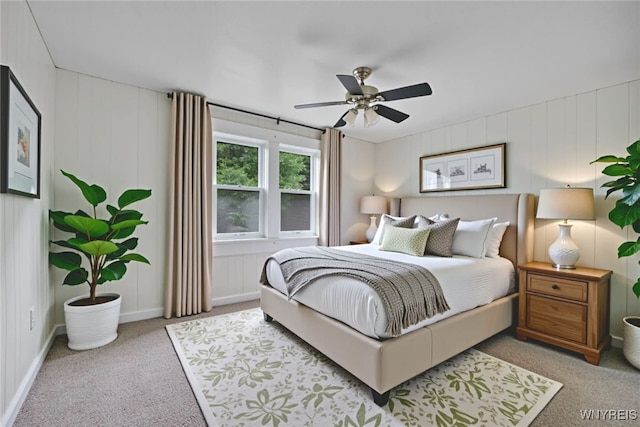214 Ludington St, Buffalo, NY 14206 - bedroom with carpet flooring and ceiling fan