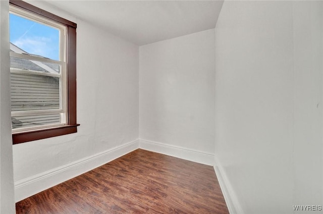 214 Ludington St, Buffalo, NY 14206 - spare room featuring baseboards and wood finished floors