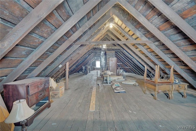 214 Ludington St, Buffalo, NY 14206 - view of unfinished attic