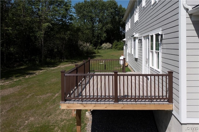 3745 Fisher Rd, Skaneateles, NY 13152 - wooden terrace with a lawn