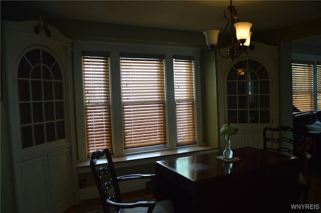 45 Richfield Rd, Amherst, NY 14221 - dining room featuring a chandelier