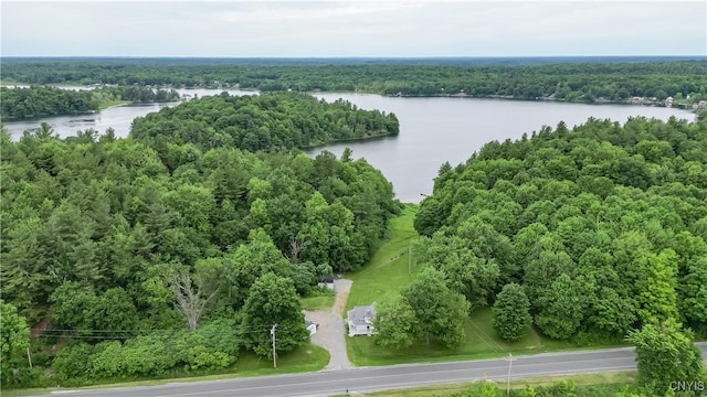 32227 County Route 22, Antwerp, NY 13691 - drone / aerial view of a nearby body of water and a forest
