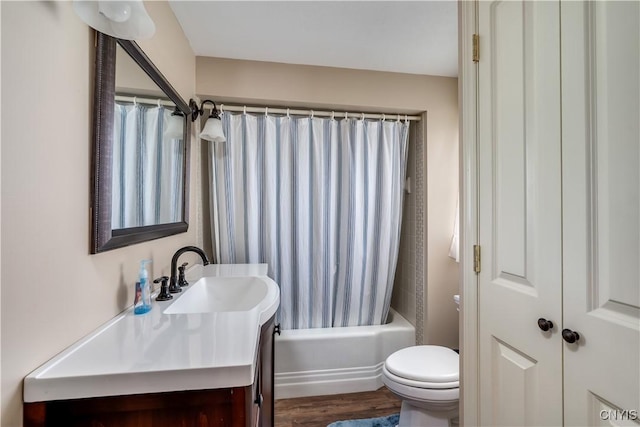 32227 County Route 22, Antwerp, NY 13691 - full bath with vanity, shower / tub combo, and wood finished floors