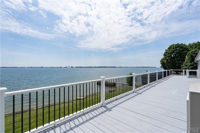 28005/08 Stony Point Rd, Cape Vincent, NY 13618 - deck featuring a water view