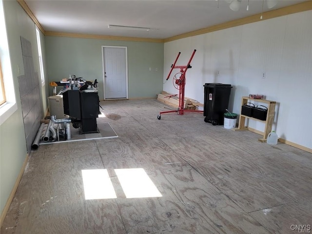 28005/08 Stony Point Rd, Cape Vincent, NY 13618 - playroom with ornamental molding and baseboards