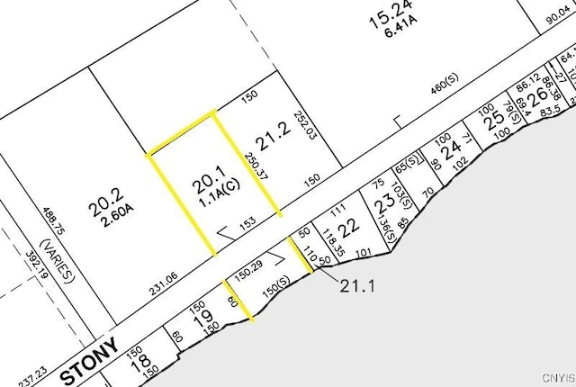 28005/08 Stony Point Rd, Cape Vincent, NY 13618 - map of parcels
