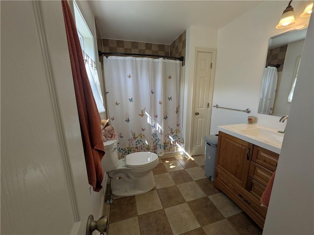 1525 S Ave, Lewis Run, PA 16738 - bathroom featuring vanity and a shower with curtain