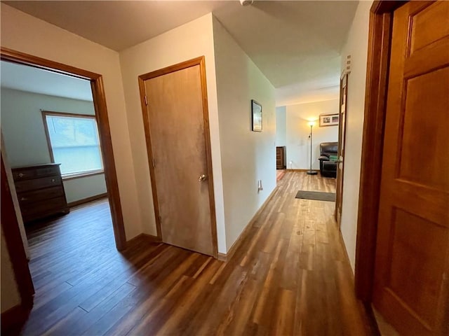 458 County Road 16, Plymouth, NY 13832 - hallway featuring wood finished floors and baseboards