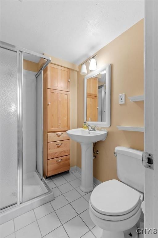 113 Craig Cir, Dewitt, NY 13214 - bathroom featuring a stall shower and tile patterned floors