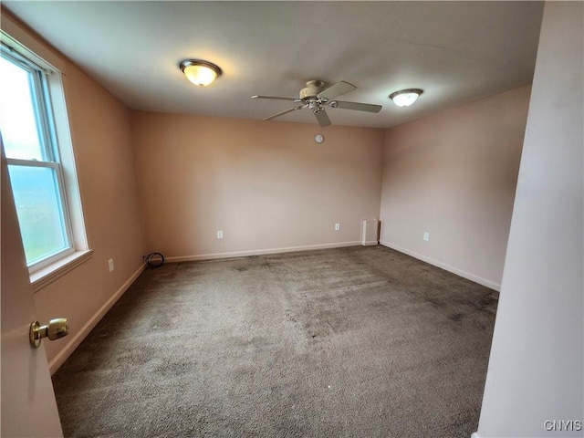 114 Stevens Pl, Syracuse, NY 13210 - unfurnished room with ceiling fan and carpet floors