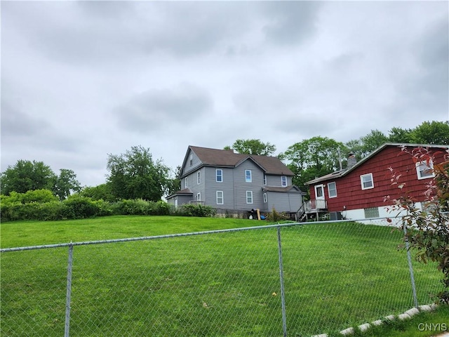 114 Stevens Pl, Syracuse, NY 13210 - view of fenced backyard