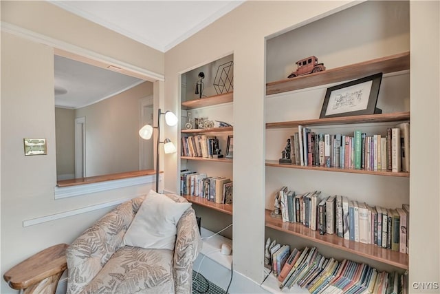 6188 Lake St, Aurelius, NY 13034 - living area with crown molding