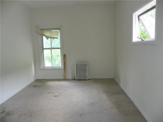 202-204-206 N Monroe St, Reading, NY 14891 - carpeted spare room featuring radiator and plenty of natural light