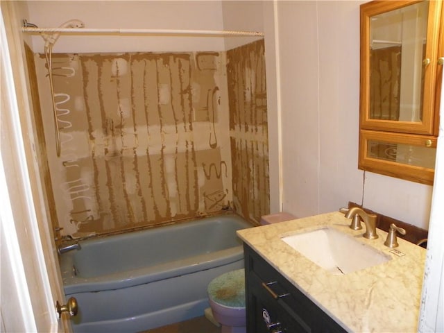 202-204-206 N Monroe St, Reading, NY 14891 - bathroom with vanity and  shower combination