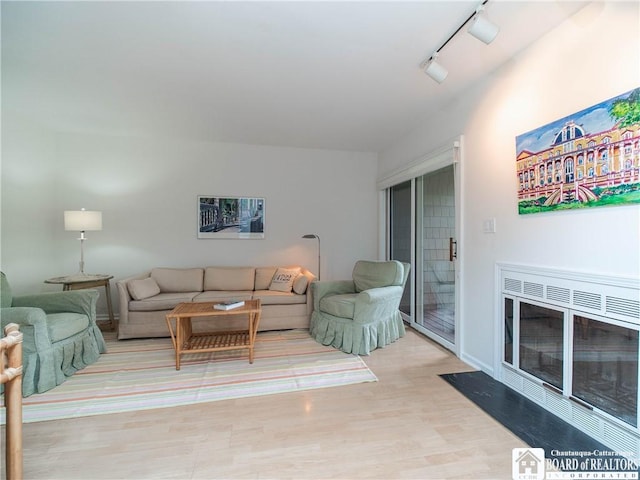 29 Elm Ln Unit 24, Chautauqua, NY 14722 - living room featuring track lighting and wood finished floors